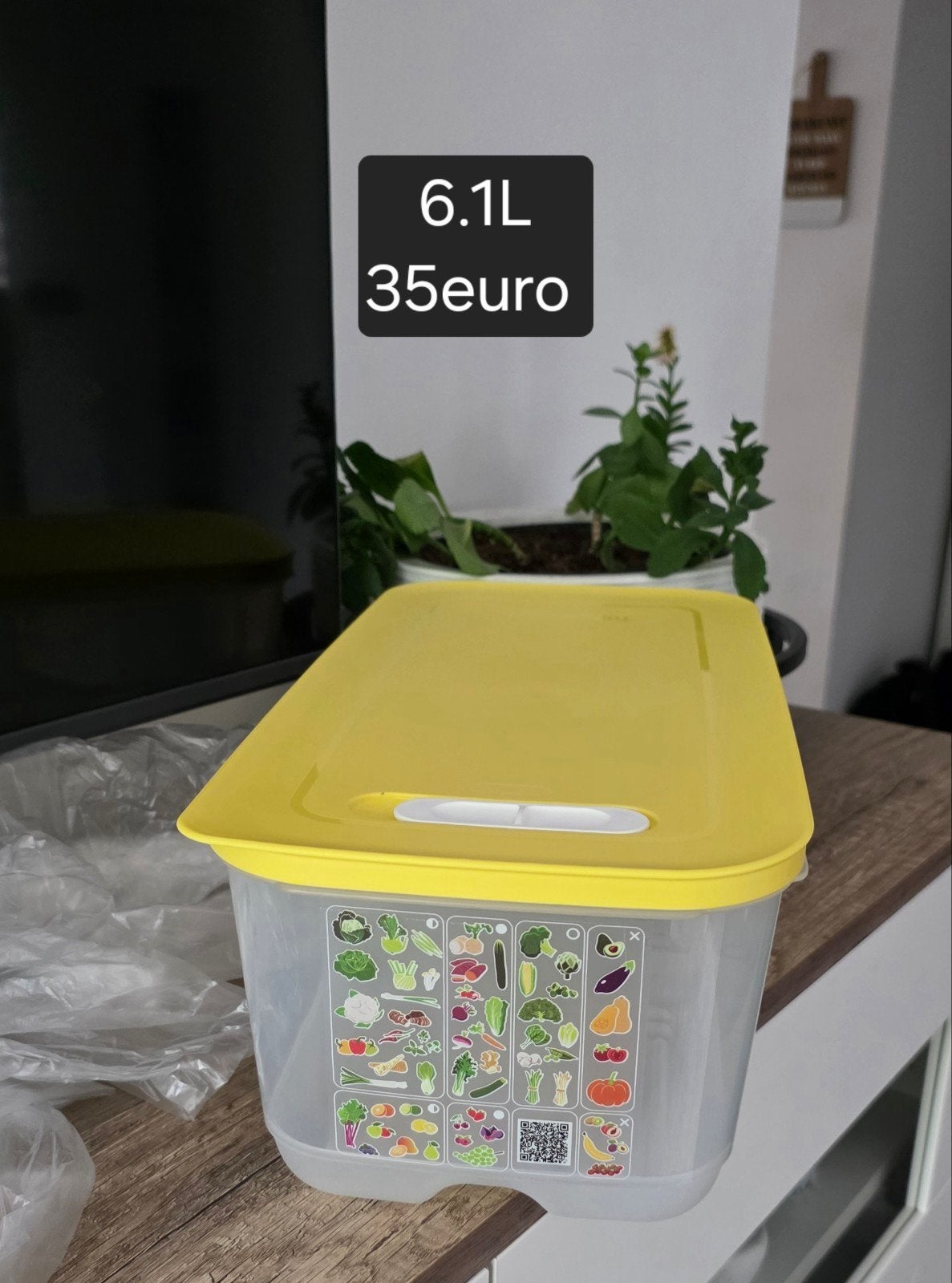Tupperware ventsmart 6.1L Nieuw, Maison & Meubles, Cuisine| Tupperware, Enlèvement ou Envoi