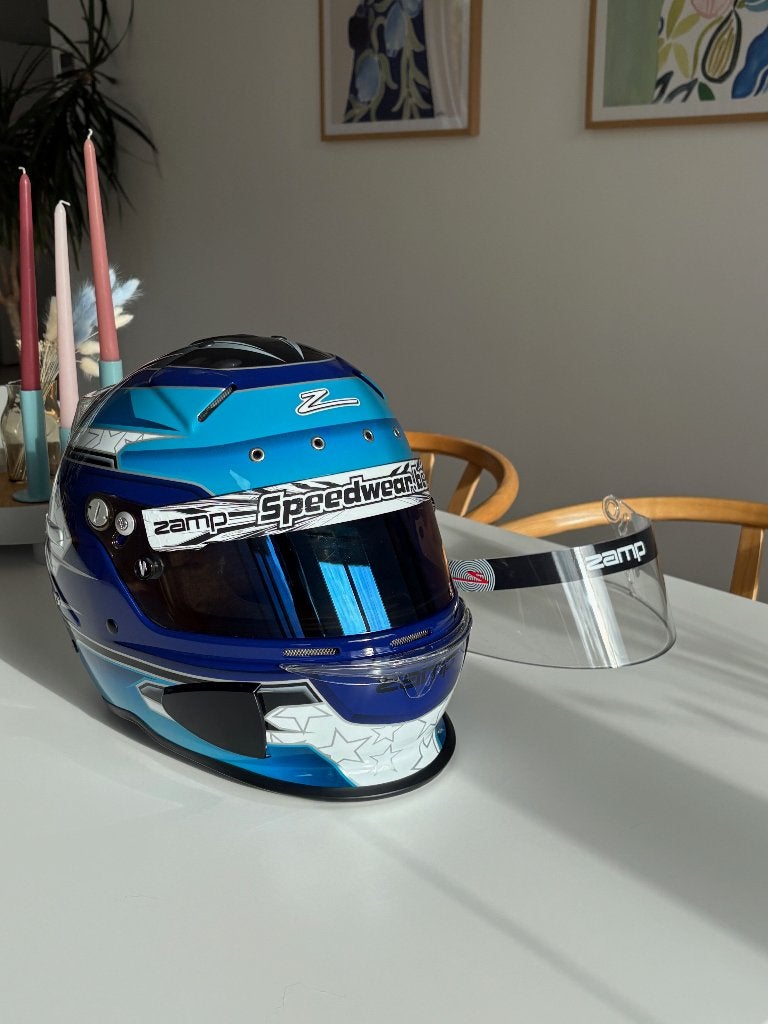 Zamp RZ 70E switch kart helm, Ophalen of Verzenden, Zo goed als nieuw, Kart