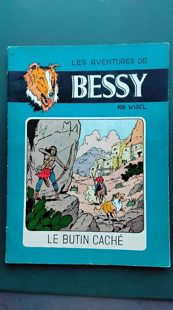 Oude Bessy, Le butin caché uit 1958. 1é druk, Gelezen, Wirel, Eén stripboek, Ophalen of Verzenden