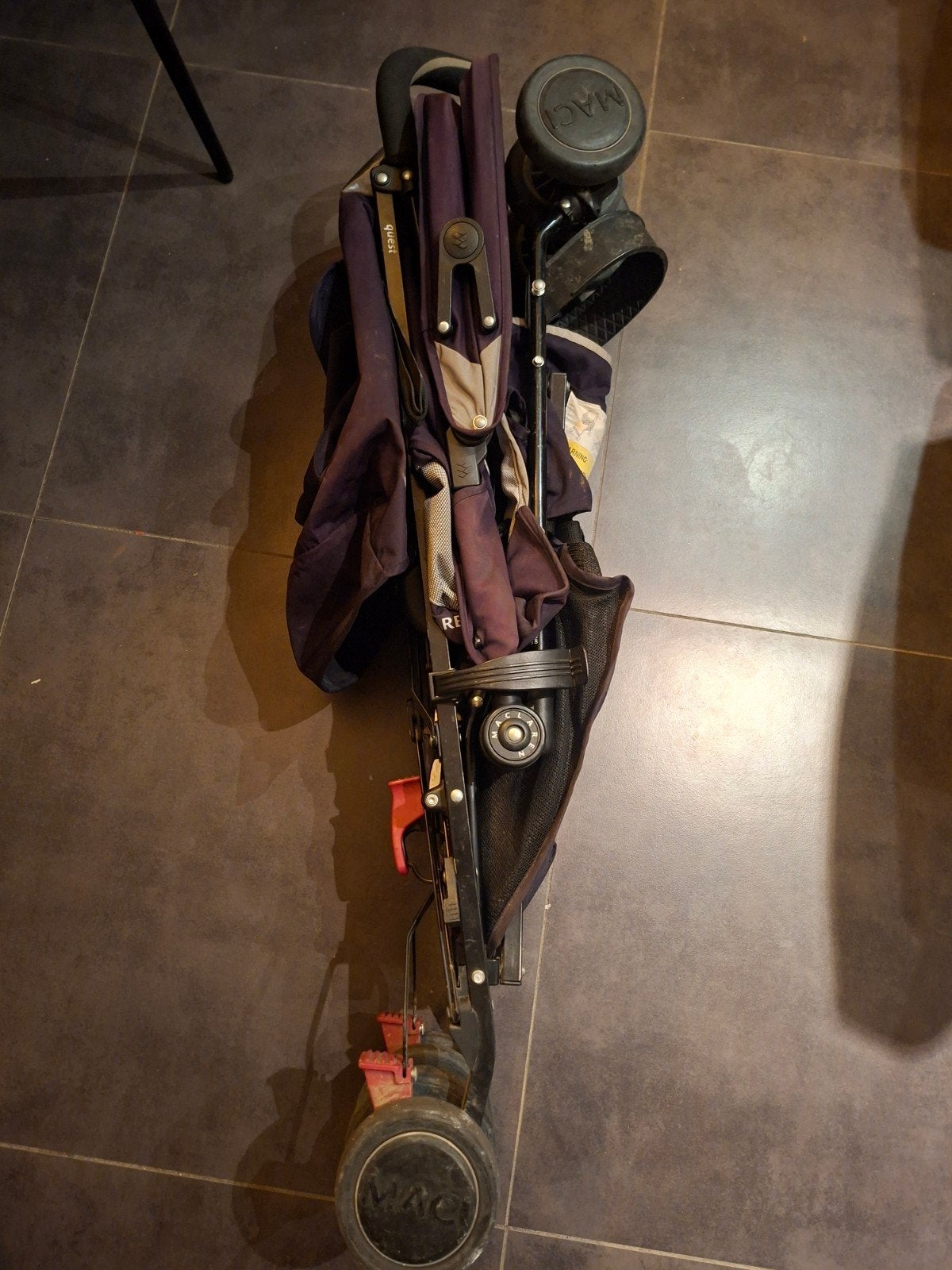 Buggy mc laren, Ophalen