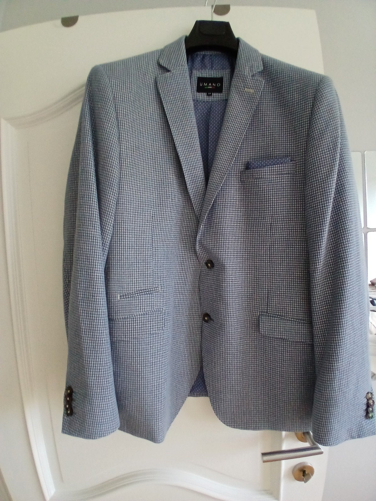 nieuwe blazer maat 54, Kleding | Heren, Kostuums en vesten, Maat 52/54 (L), Blauw, Nieuw, Ophalen of Verzenden