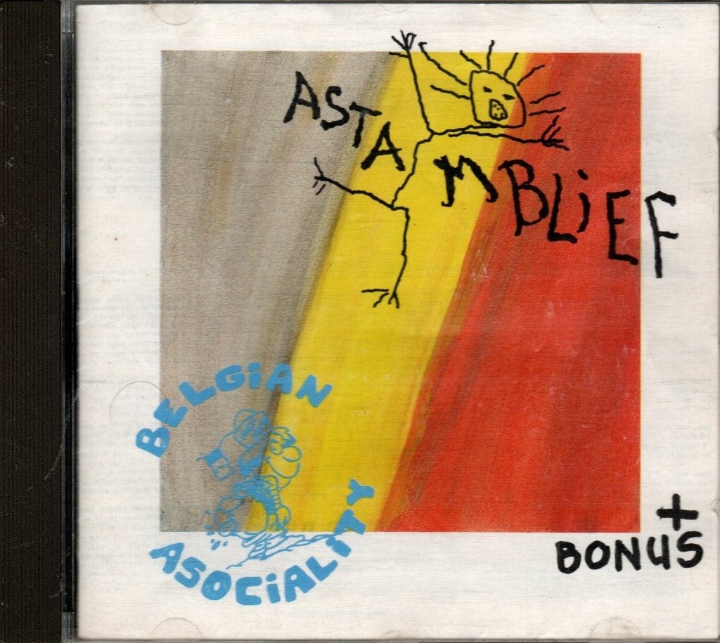 BELGIAN ASOCIALITY - ASTAMBLIEF + BONUS - CD - 1991 - NL -, Ophalen of Verzenden, Gebruikt
