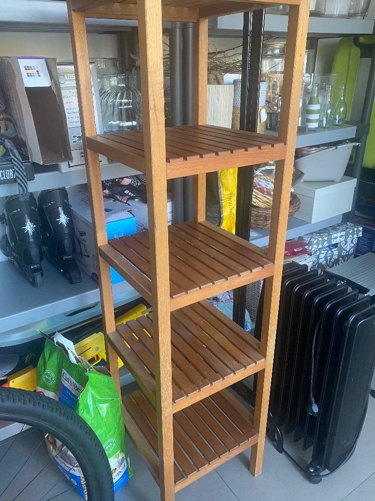 Houten rek, Ophalen, Gebruikt