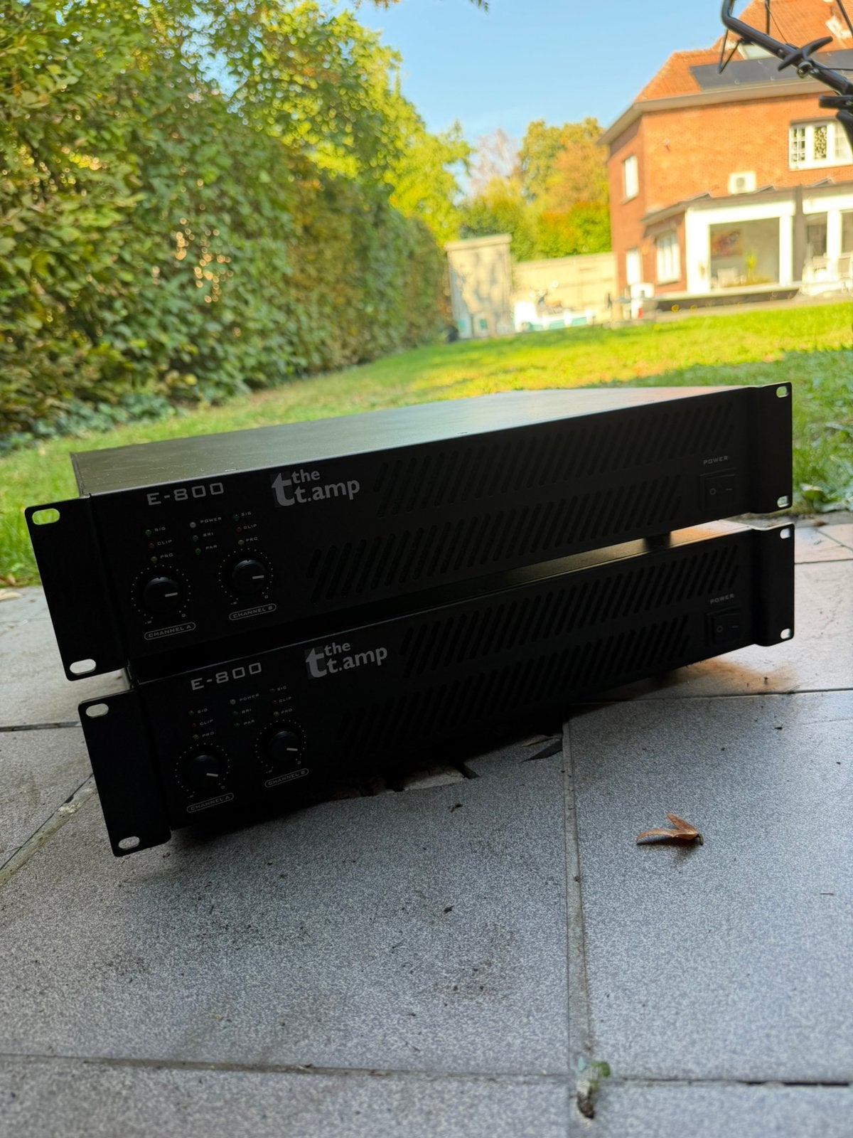 2x the t.amp E-800 PA eindversterker, Enlèvement, Comme neuf