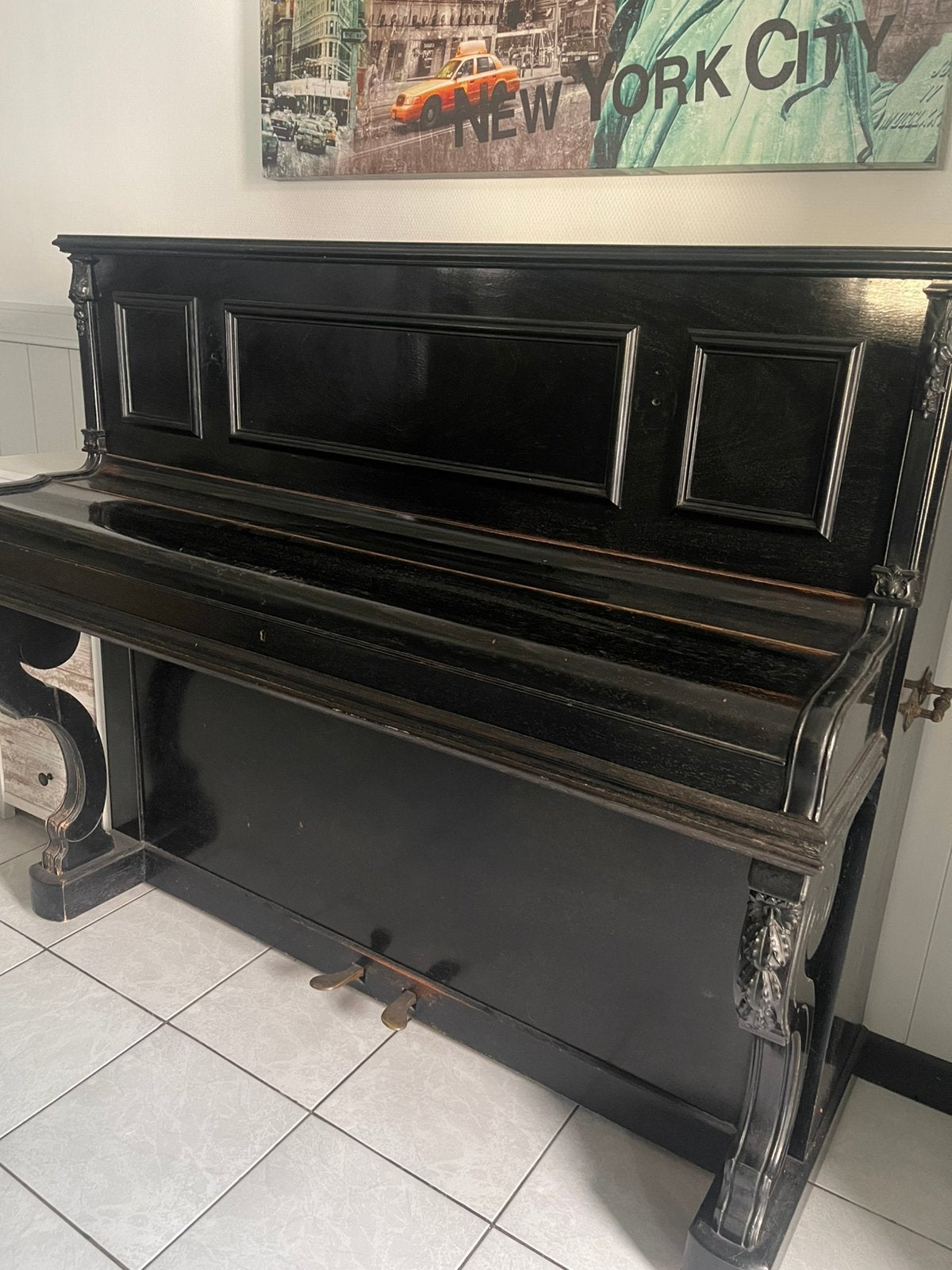 Gratis piano, Musique & Instruments, Pianos, Enlèvement, Utilisé, Piano