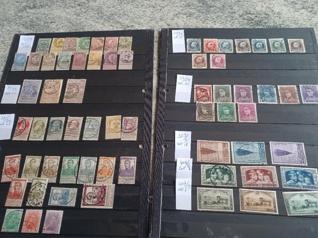 postzegels   van nr 53  tot 481, Ophalen of Verzenden, Gestempeld, Gestempeld