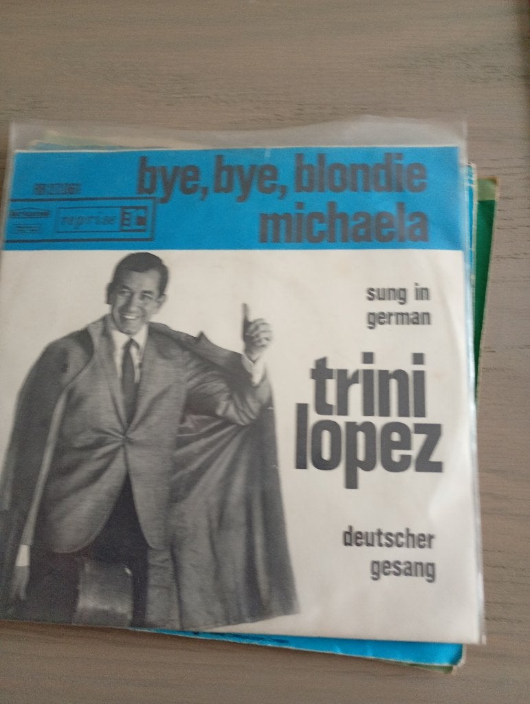 Trini Lopez - Bye bye Blondie, Gebruikt, Verzenden, 7 inch, Fotohoes