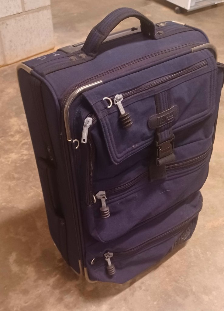 Trolley handbagage, Ophalen, Gebruikt, Overige materialen, Wieltjes
