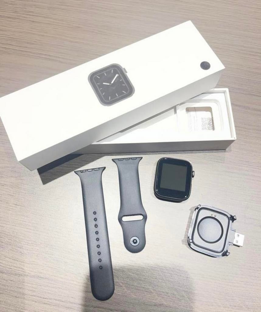 Smart watch, Zwart, Nieuw, Ophalen of Verzenden, Waterdicht