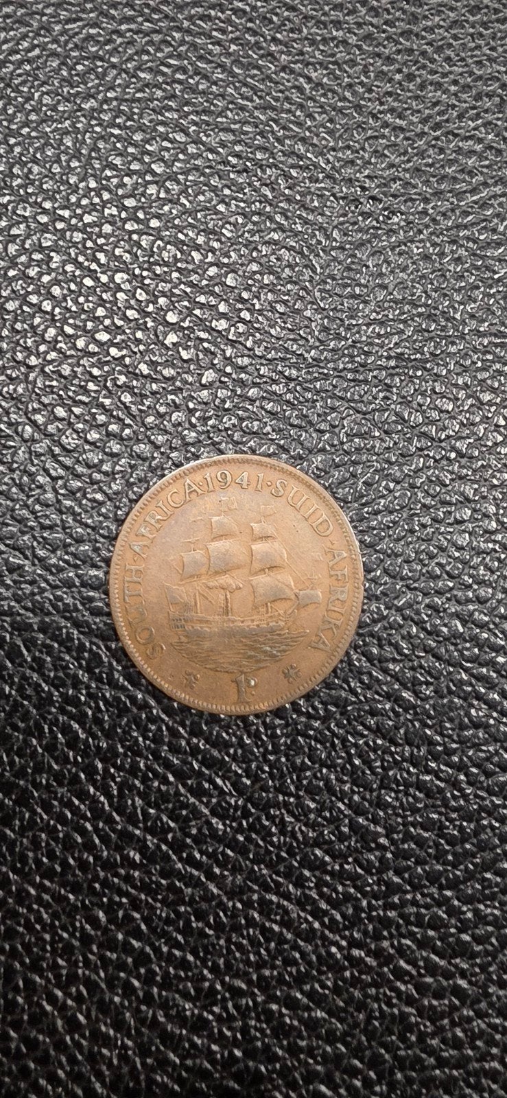 Zuid-Afrika one penny 1941, Postzegels en Munten, Munten | Afrika, Ophalen of Verzenden, Zuid-Afrika