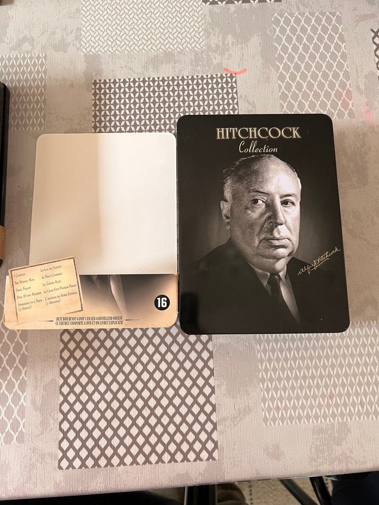 Boîte en étain Hitchcock (5 DVD), Thrillers et Policier, Enlèvement ou Envoi, Comme neuf, 1940 à 1960