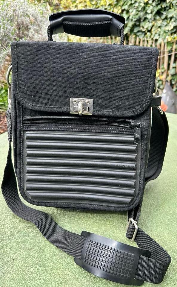 Mandarina Duck - vintage Tank bag, Ophalen of Verzenden, Gebruikt, Zwart