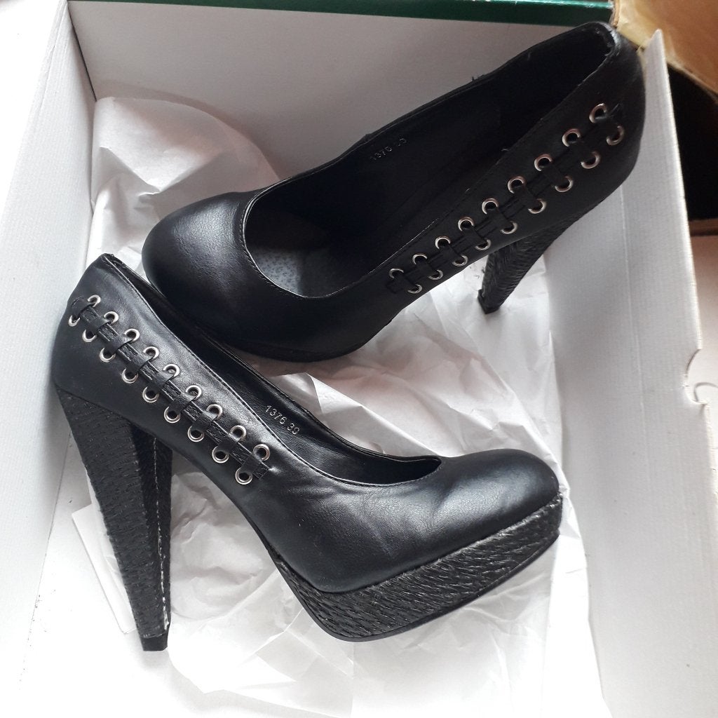 schoenen 39, Schoenen met lage hakken, Verzenden, Zwart, Nieuw