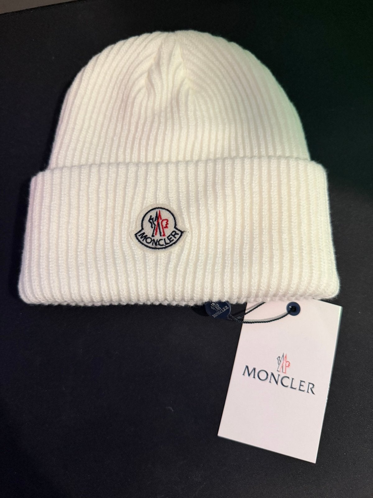 Bonnet Moncler, Enlèvement ou Envoi, Comme neuf, Bonnet