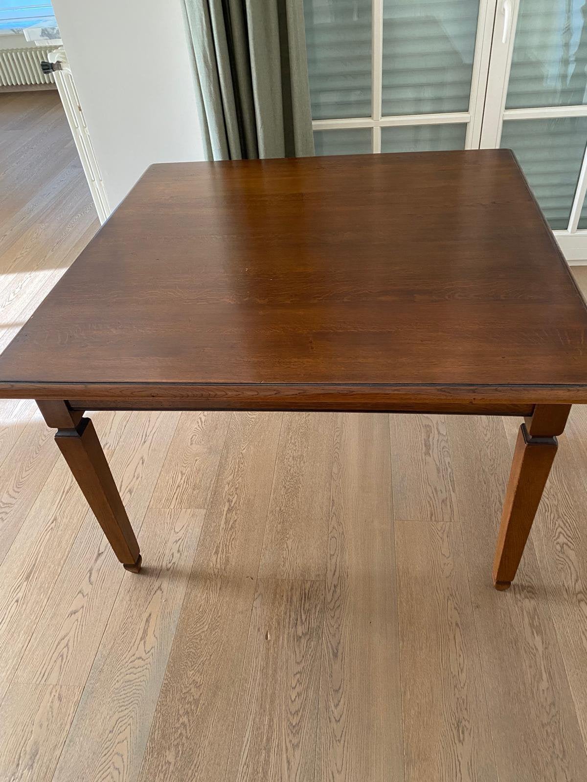 Vierkanten tafel, Huis en Inrichting, Ophalen, Vierkant, Zo goed als nieuw, Vier personen