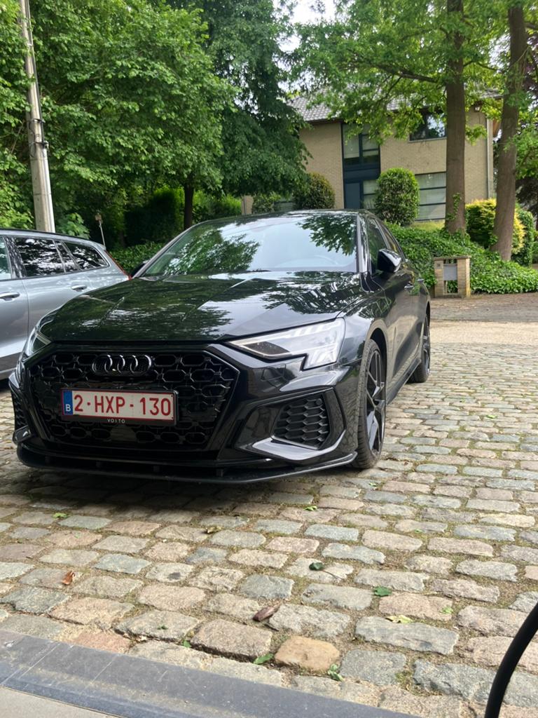 Audi A3 45TFSIE 2023 Competition Black edition S-line, Auto's, Stof, 15 g/km, Euro 6, Zwart