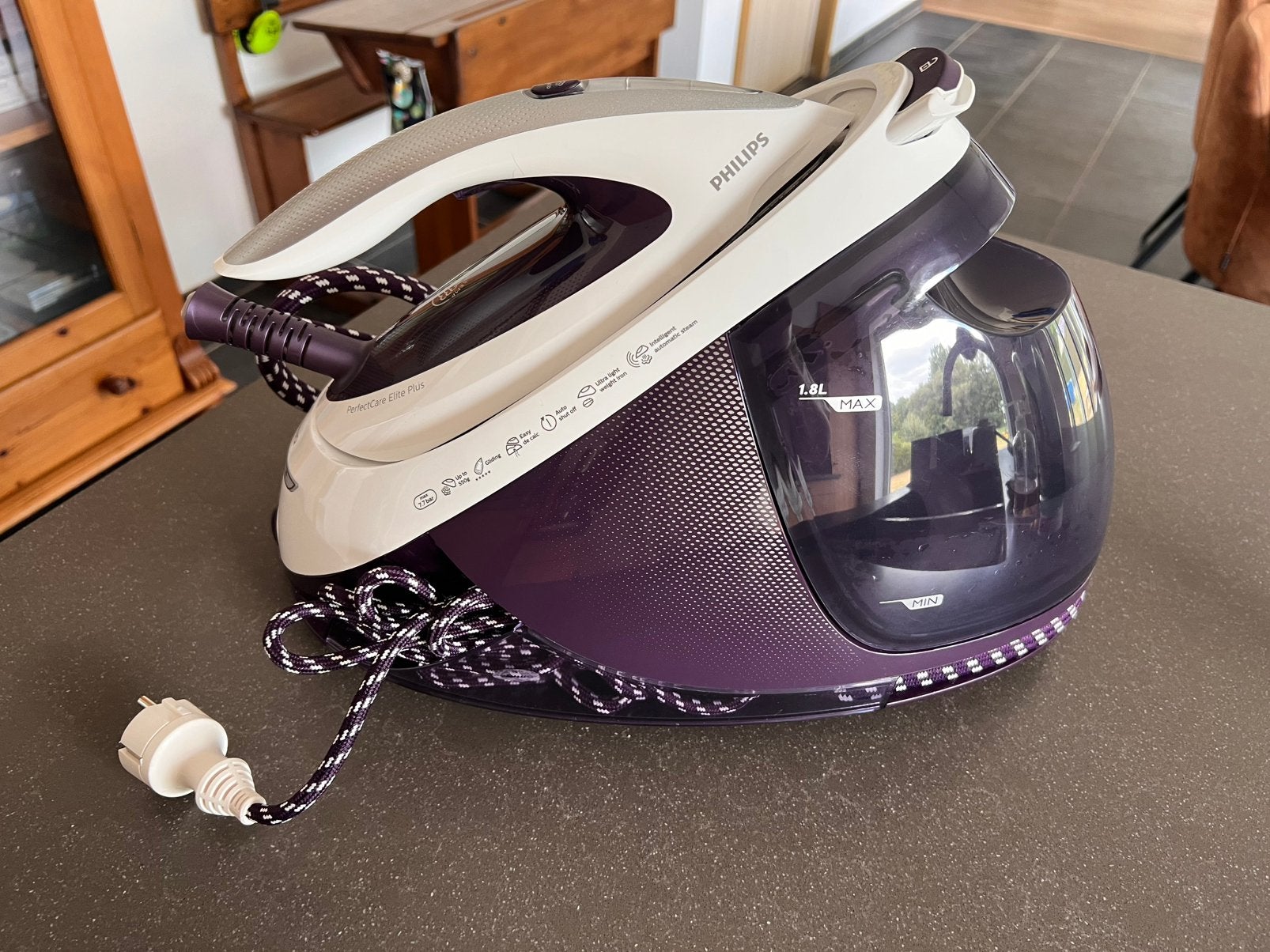 Philips PerfectCare Elite Plus GC9666/30 stoomgenerator, Elektronische apparatuur, Strijkijzers en Strijkplanken, Ophalen, Zo goed als nieuw