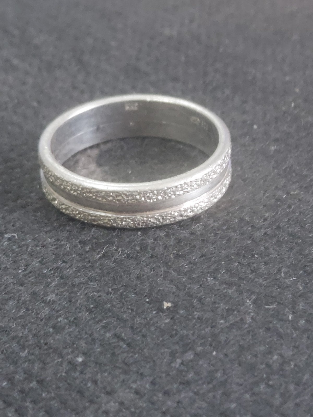 Zilver Ring, Bijoux, Sacs & Beauté, Bagues, Enlèvement ou Envoi, Comme neuf, Argent, Argent