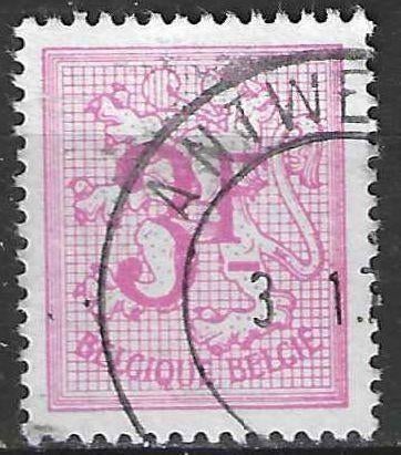 Belgie 1970 - Yvert/OBP 1545 - Heraldieke leeuw - 3 F. (ST), Postzegels en Munten, Postzegels | Europa | België, Gestempeld, Gestempeld