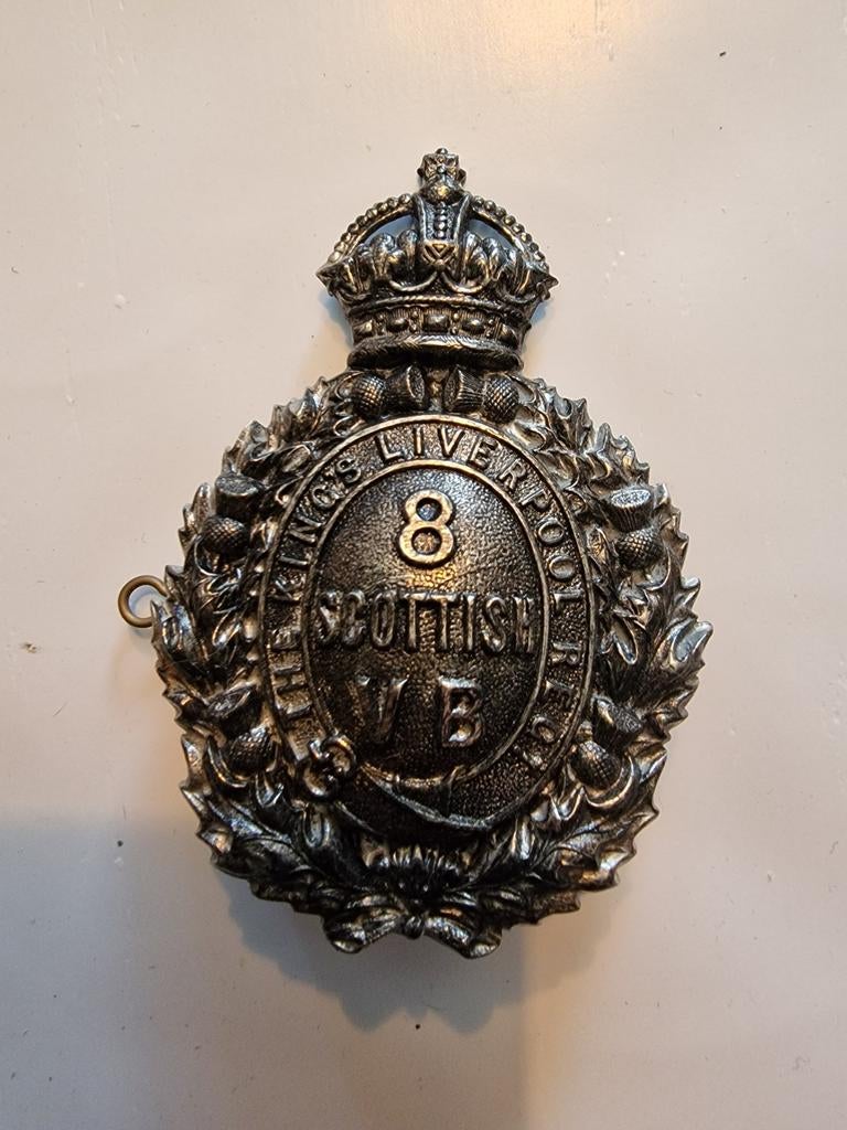 8e bataillon de volontaires écossais VB WWII, Enlèvement ou Envoi, Armée de terre, Emblème ou Badge