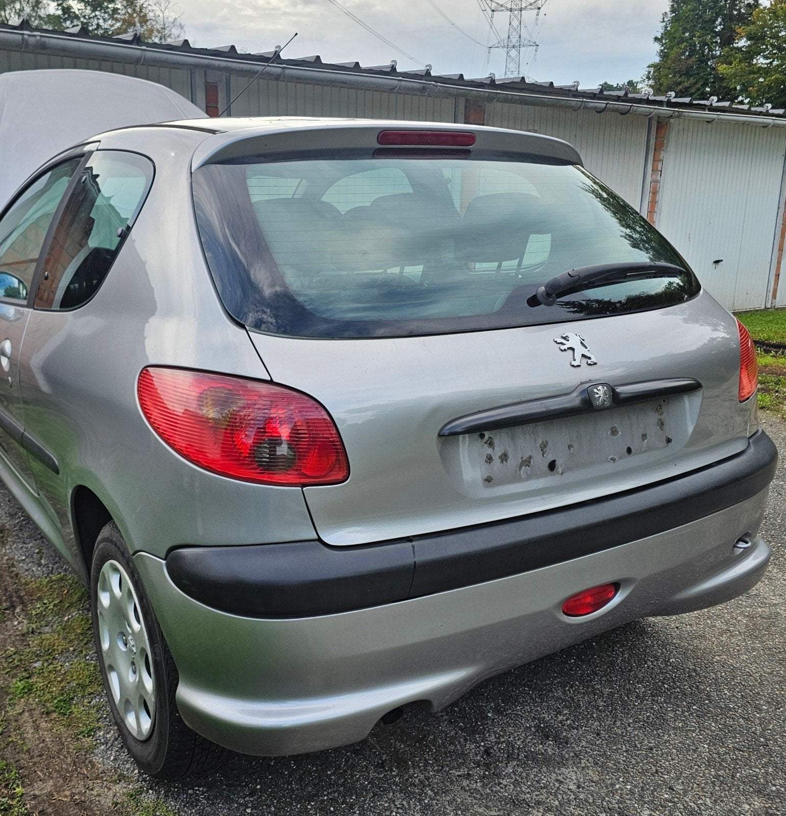 Peugeot 206 Facelift  1.1i X Line Airco Lez Toegelaten!, Autos, Argent ou Gris, Achat, 1200 kg, Boîte manuelle