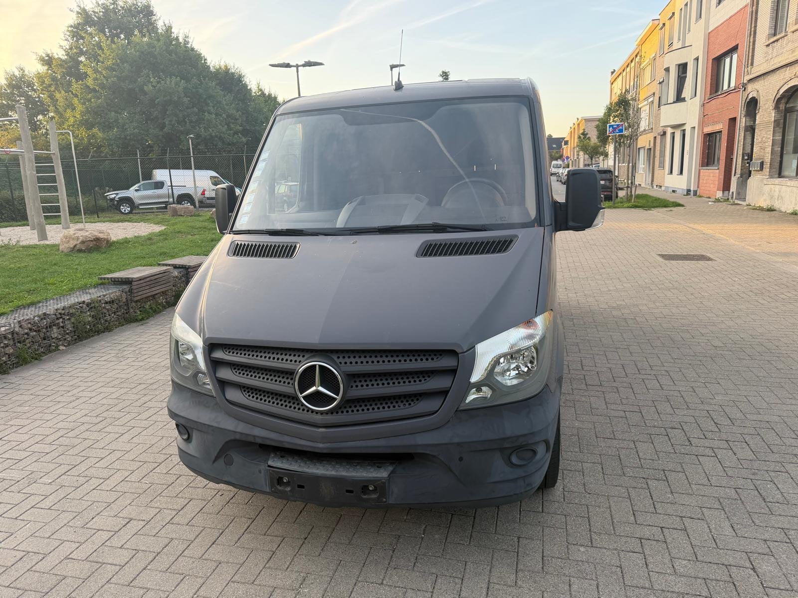 Mercedes-Benz Sprinter 211 2.2CDI Airco Elektrische Ramen, Auto's, Voorwielaandrijving, Parkeersensor, Stof, Euro 6