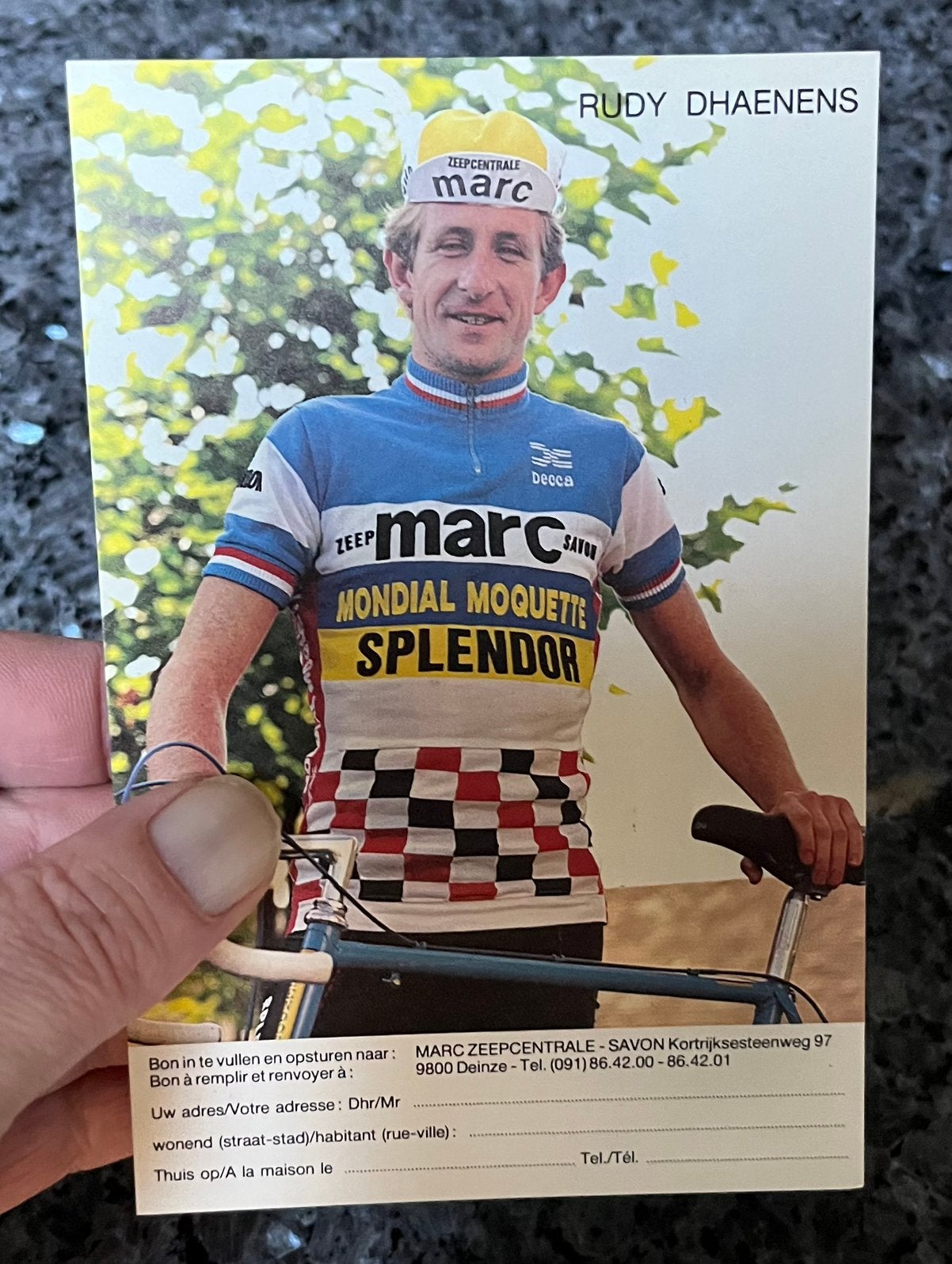 Wielrenner Rudy Dhaenens Splendor, Verzamelen, Ophalen, Zo goed als nieuw