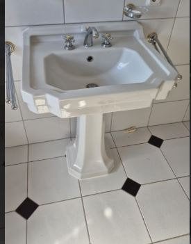 vintage wastafel lavabo op voet High End Design 90er, Enlèvement, Maison et Meubles