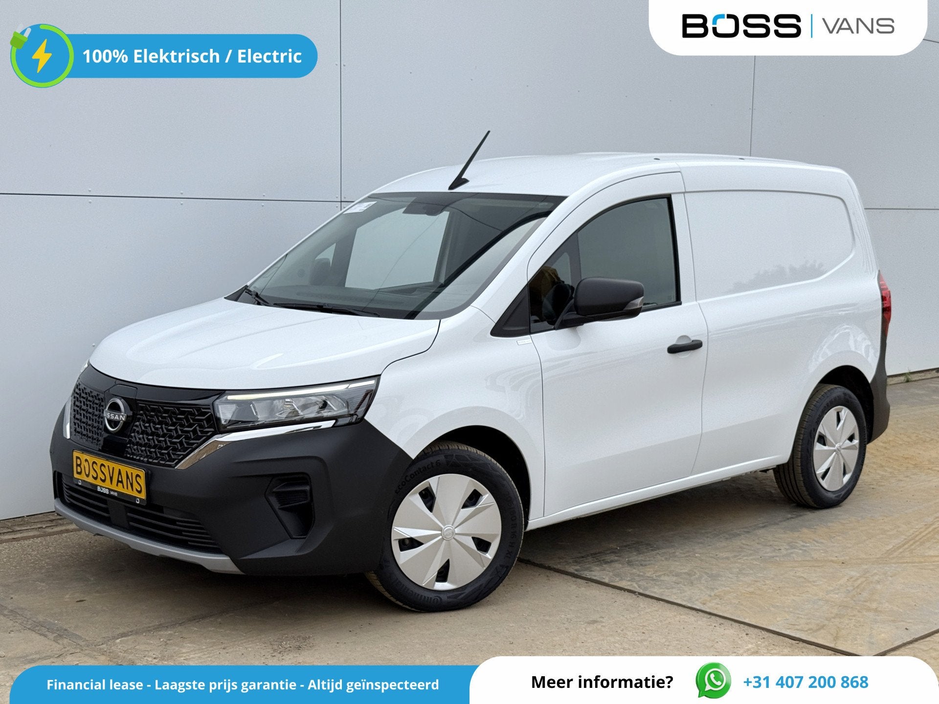 Nissan Townstar EV 45kWh L1 260km WLTP LED Climate Control C, 45 kWh, Gebruikt, Zwart, 260 km