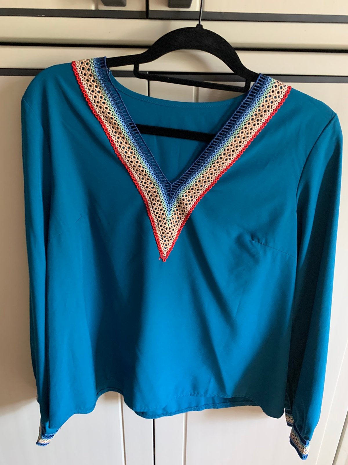Nouvelle taille de chemisier pour femme : L, Enlèvement ou Envoi, Neuf, Taille 42/44 (L), Bleu