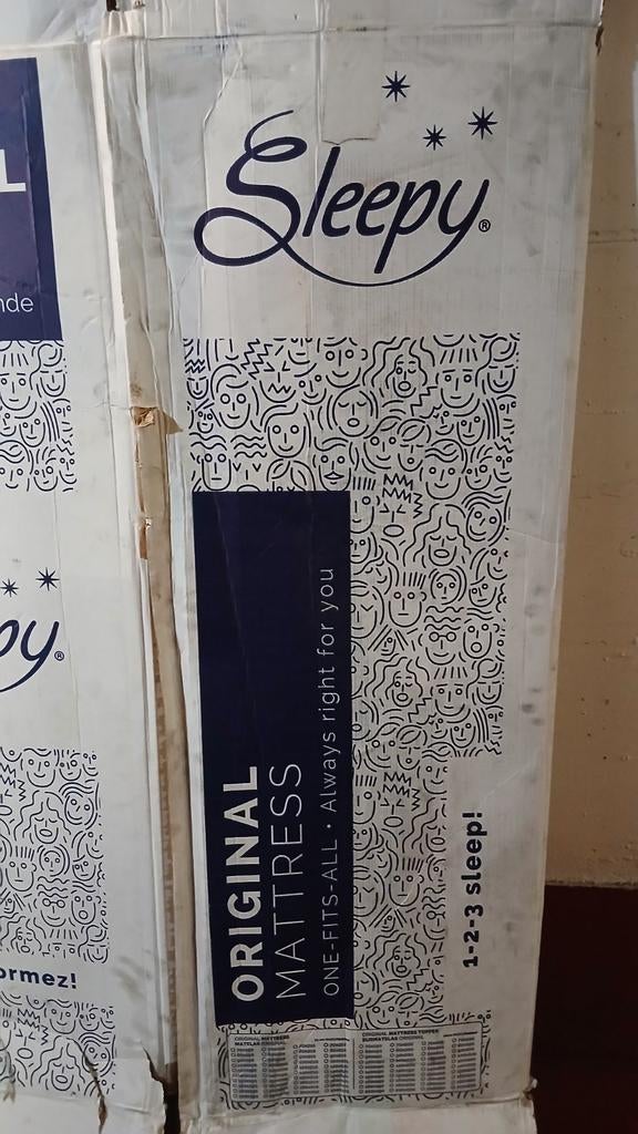 Sleepy Original Matras nog steeds Nieuw, Ophalen, 210 cm, Nieuw, Overige maten
