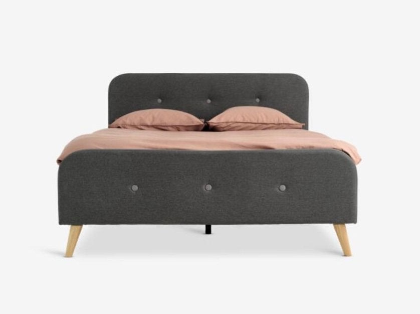 Bed JYSK Kongsberg + Lattenbodem, Ophalen, Zo goed als nieuw