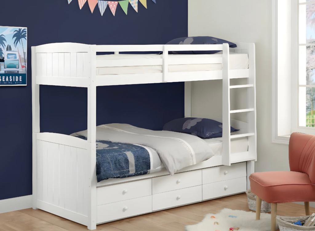 Lits superposés séparables ANCHISE II - 2 x 90 x 190 cm, Enlèvement, Comme neuf, Lits superposés