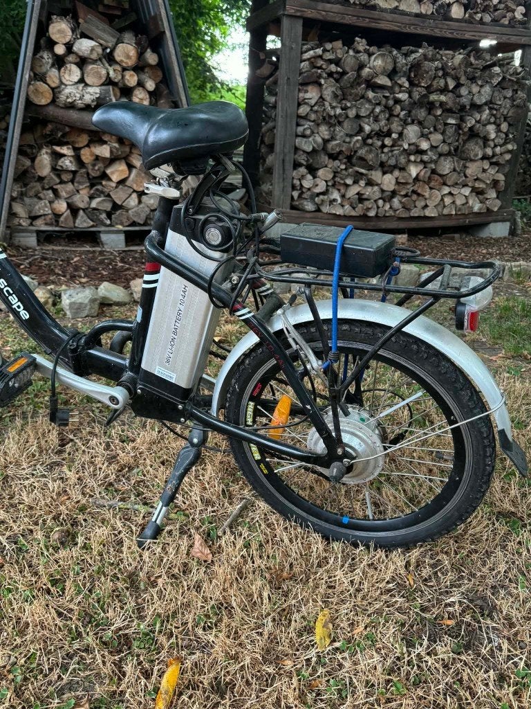 Vélo électrique pliant E-Scape 36V 10.4Ah himano 7 vitesses, Enlèvement, Comme neuf, Autres marques