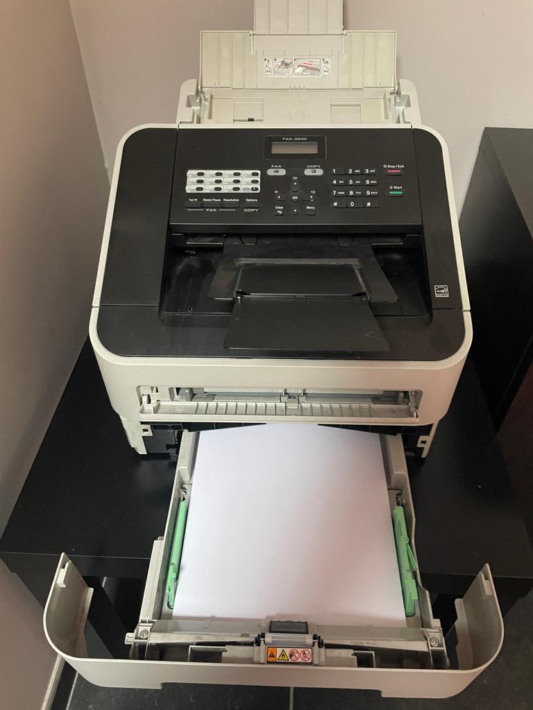 BROTHER - FAX /2840 LASERFAX + DRUM, Ophalen, Printer, Zwart-en-wit printen, Zo goed als nieuw