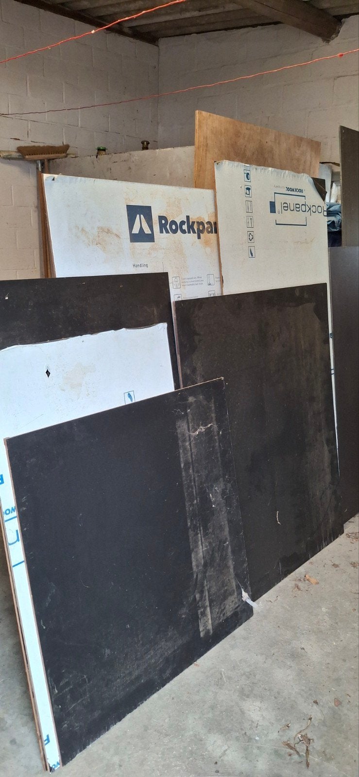 Rockpanel reststukken, Ophalen