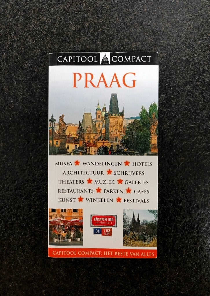 Praag - Capitool Compact, Livres, Guides touristiques, Guide ou Livre de voyage, Capitool, Budget, Comme neuf