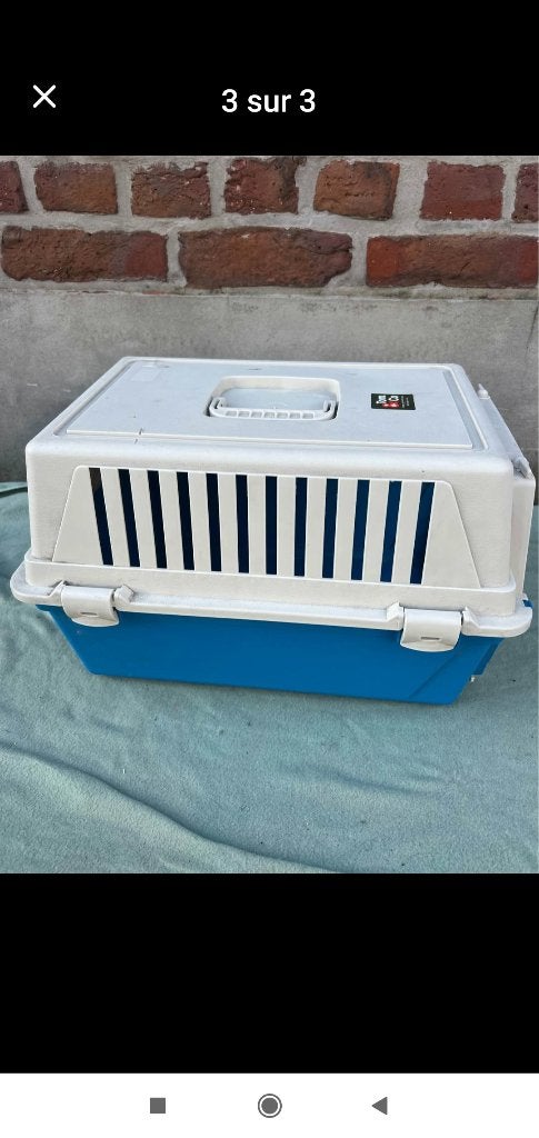 Bjr je cherche une cage de transport taille L, Enlèvement, Comme neuf, Sac de transport