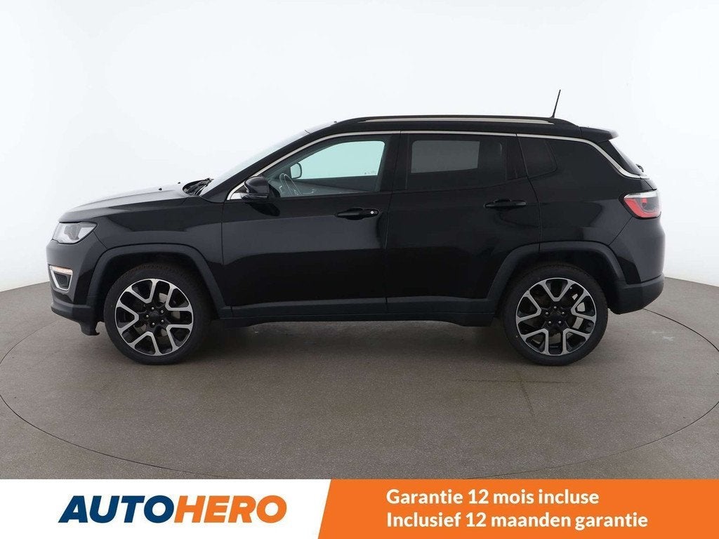 Jeep Compass 1.6 M-Jet Limited FWD (bj 2017), Auto's, Voorwielaandrijving, Zwart, 1505 kg, Skiluik