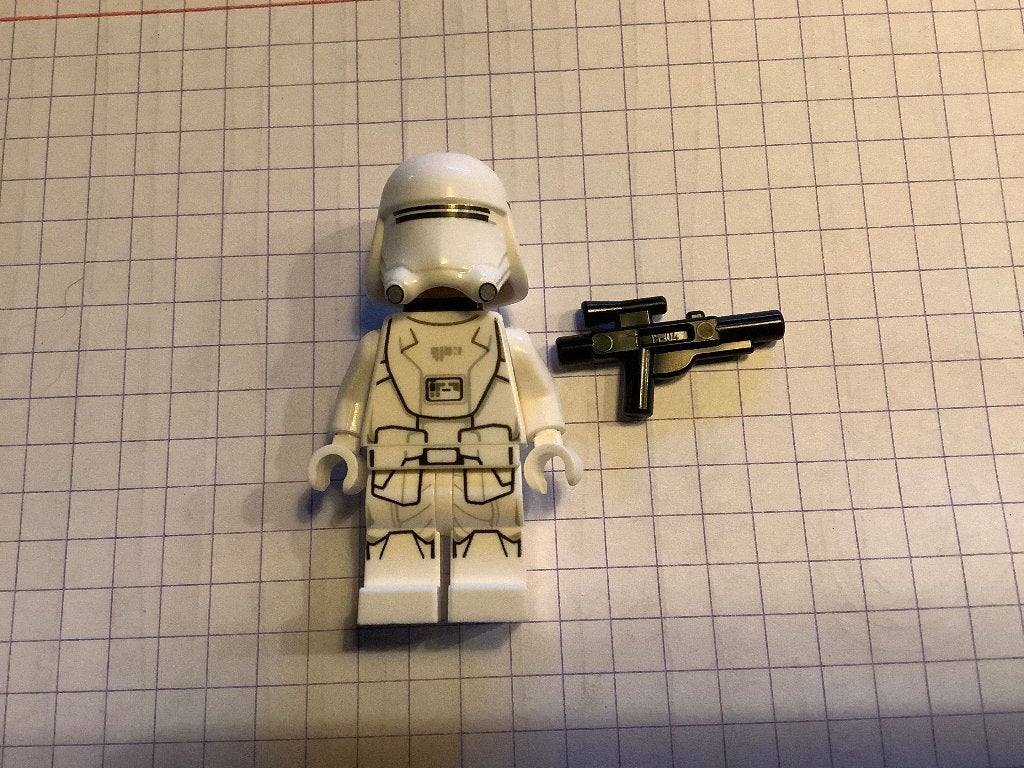 Lego figuur sw0702 First Order Snowtrooper / F4, Ophalen of Verzenden, Zo goed als nieuw, Minifiguur, Lego