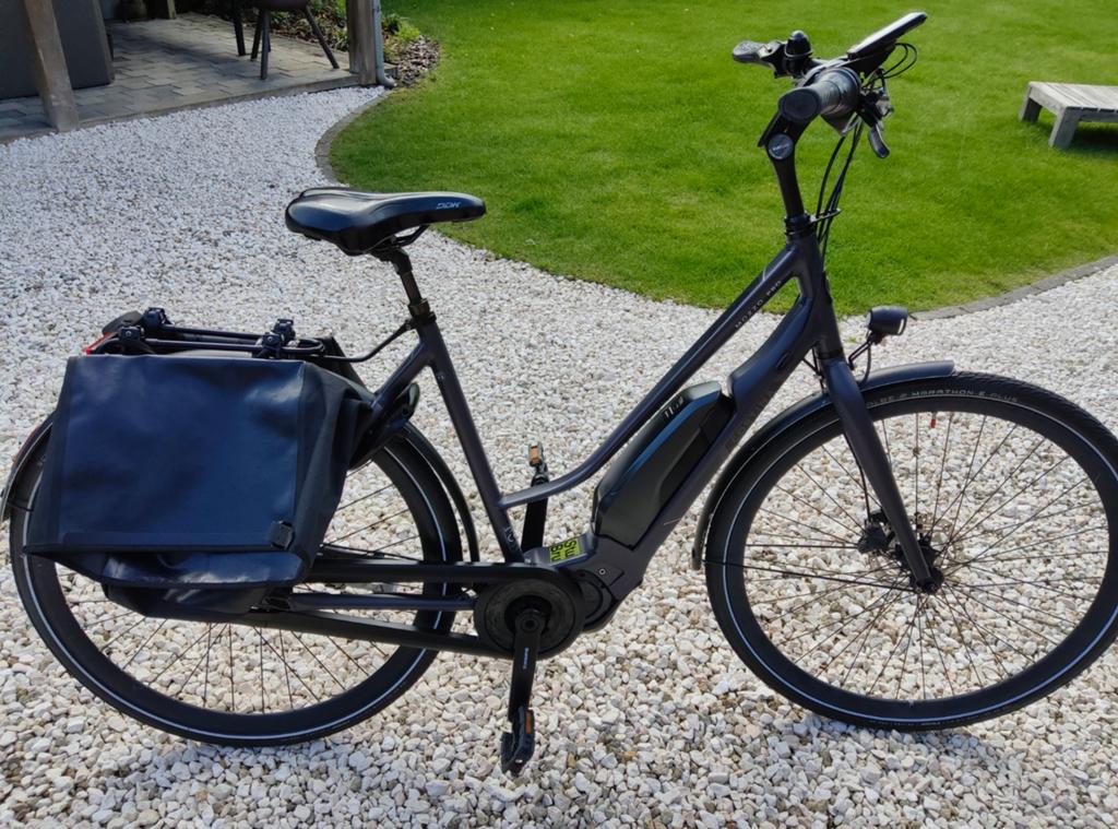 Electrische fiets Cortina maat 51 vrouwen model, lage opstap, Ophalen