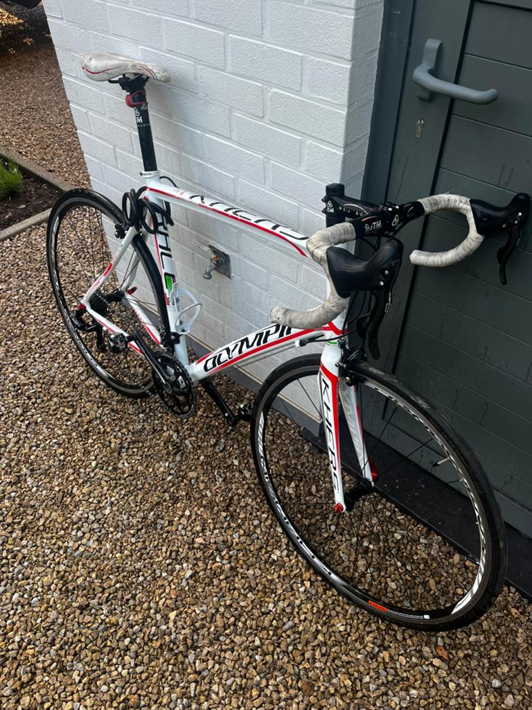 Olympia Khers koersfiets, Fietsen en Brommers, Gebruikt, 10 tot 15 versnellingen, Heren, 53 tot 57 cm