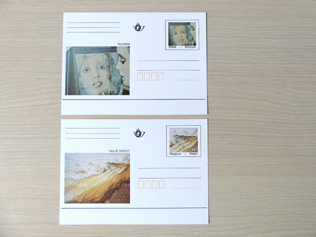 1996 - BK50/BK51 : 2 briefkaarten Mara/De Gobert (metro), Ophalen of Verzenden, Postfris