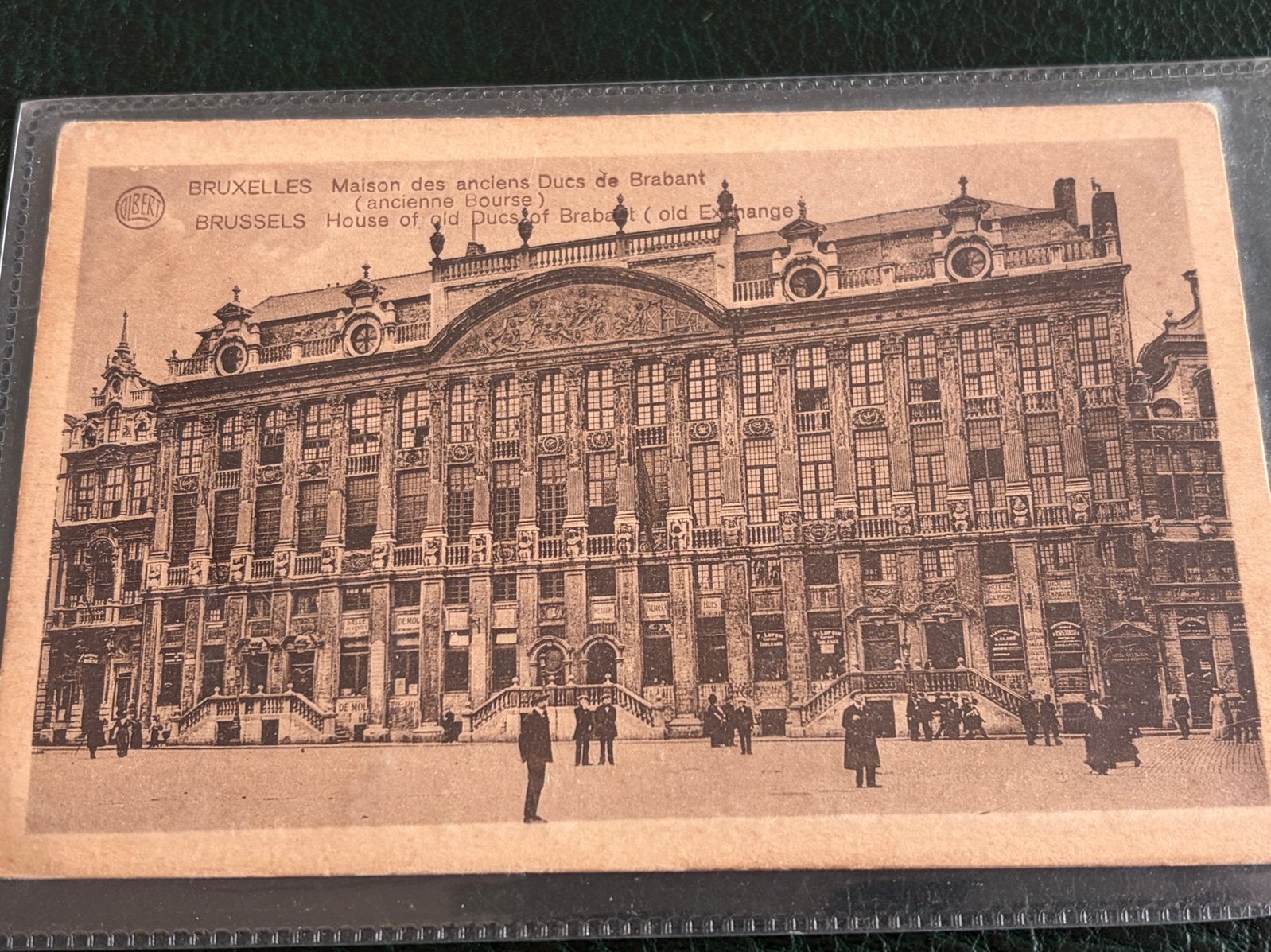 Carte postale de Bruxelles, Envoi