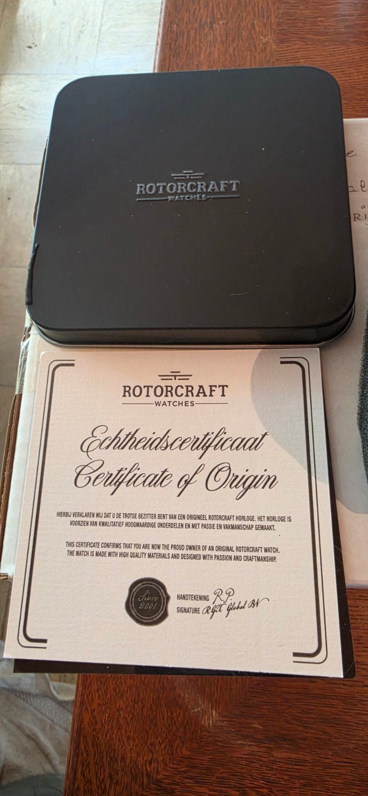 Polshorloge te koop, Enlèvement