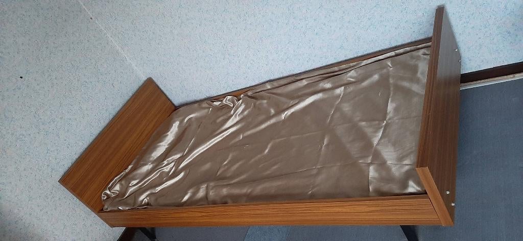 Vintage 1persoonsbed, Enlèvement, Utilisé, Une personne, 90 cm