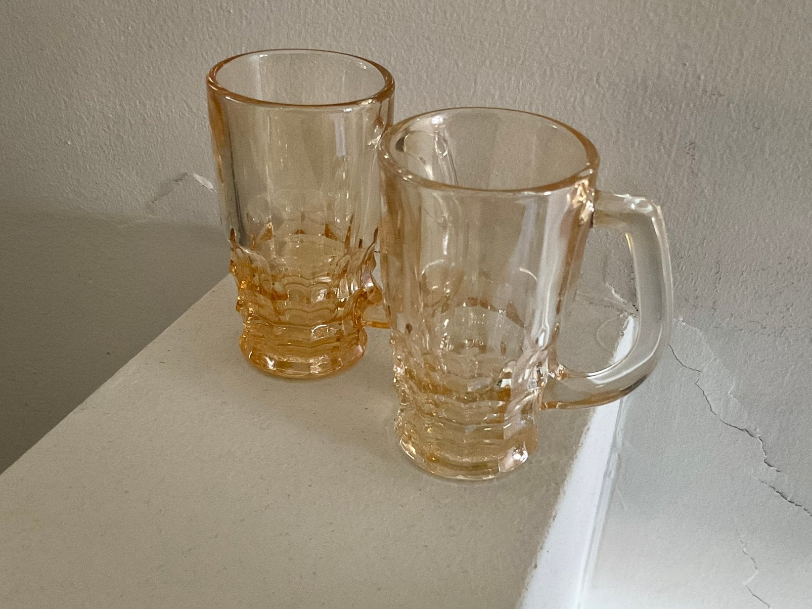 Twee vintage jeneverglaasjes, Verzenden, Zo goed als nieuw