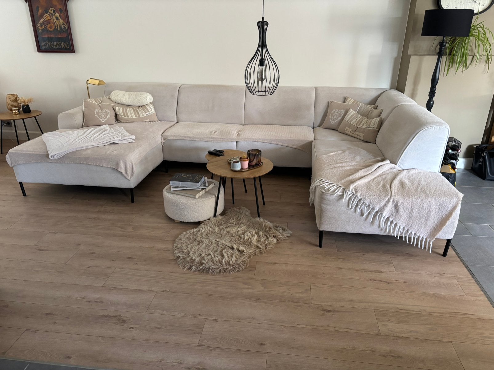 Hoeksalon Bergen, Huis en Inrichting, Ophalen, Zo goed als nieuw, Stof, Landelijk