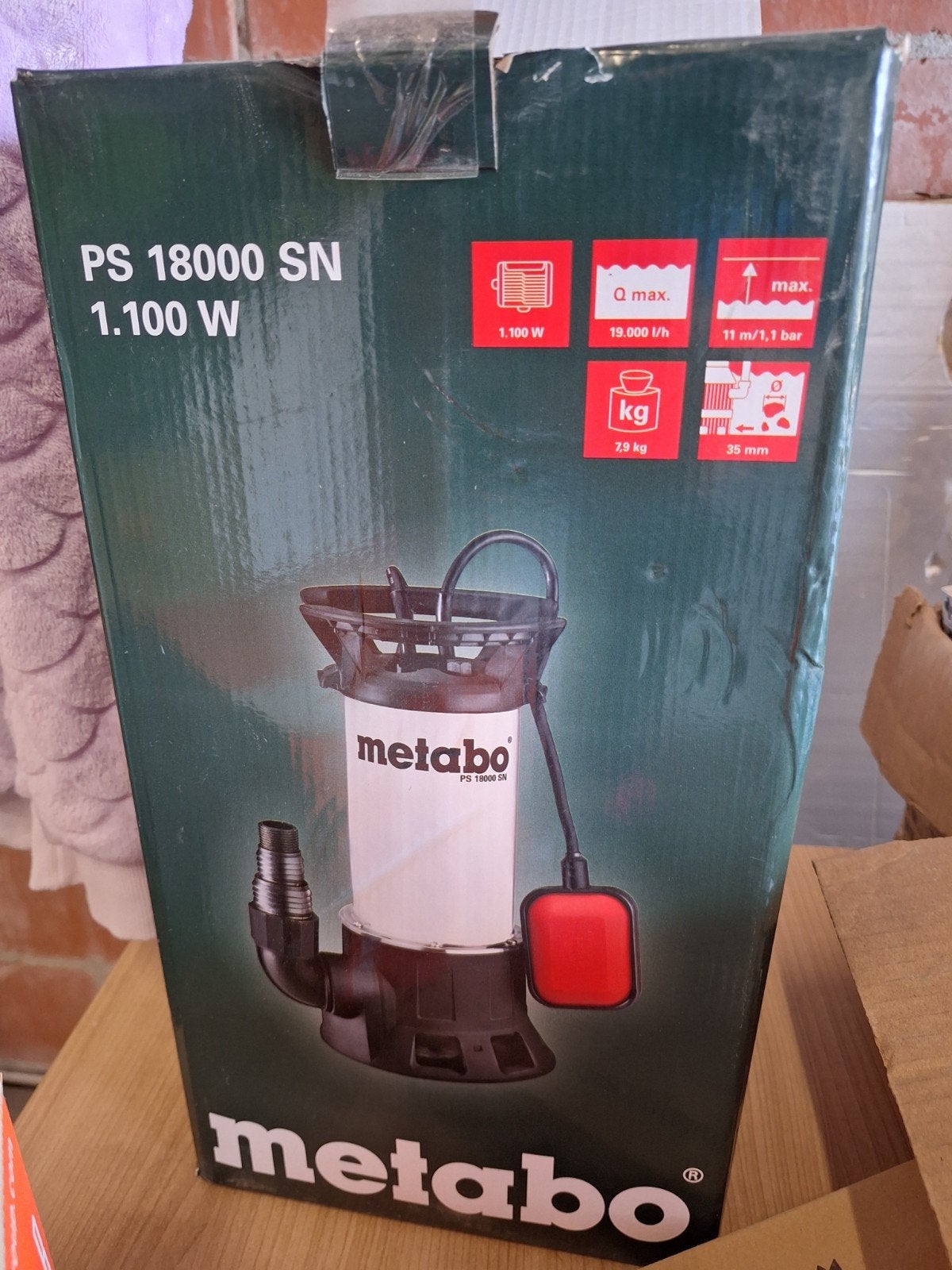 dompelpomp metabo, Doe-het-zelf en Bouw, Ophalen