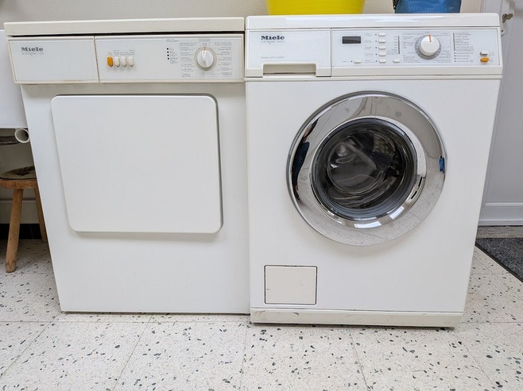 Miele droogkast, Ophalen, Gebruikt, Luchtafvoer, Voorlader